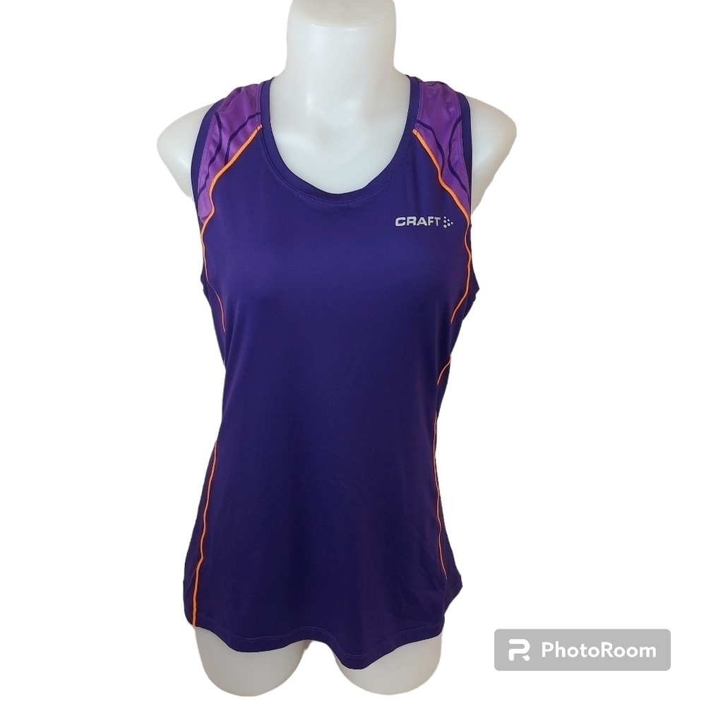 🍄3/50$🍄 CRAFT cycling running tennis pickleball sleeveless top size Large